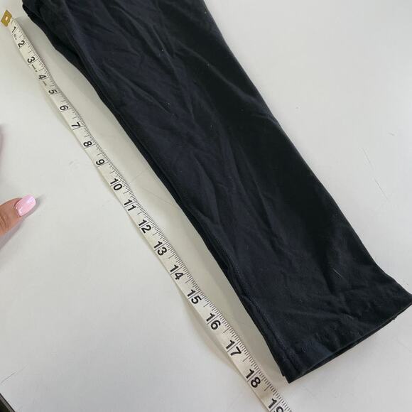 Nike Leggings Womens Medium Dri Fit Black Crop Activewear‎ Stretch - Picture 7 of 7